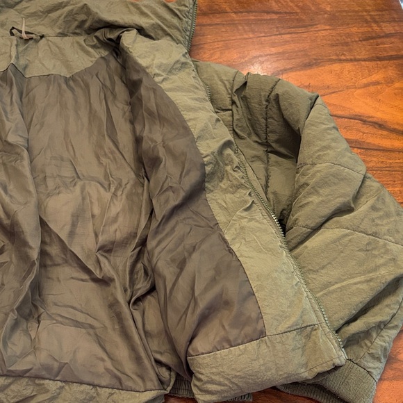 Free People Olive Green Puffer Jacket - Picture 5 of 9